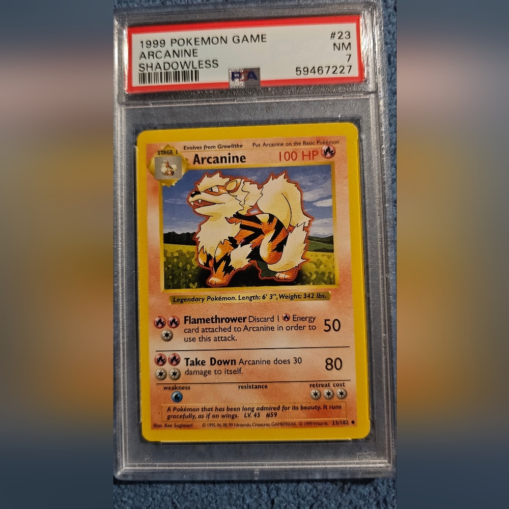 Graded Pokémon Card Arcanine